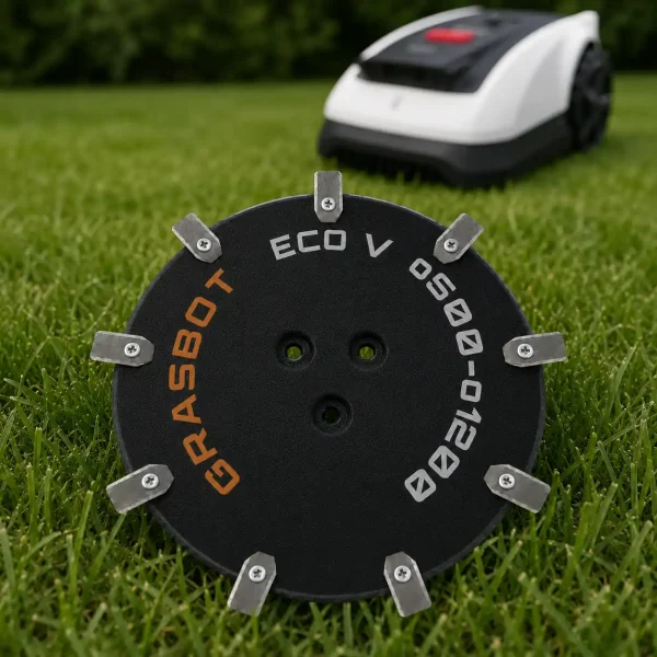 Ecovacs GOAT Mähroboter im Einsatz auf dem Rasen