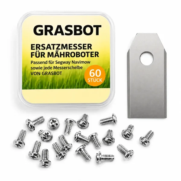 Ersatzklingen Set mit 60 Klingen und Schrauben